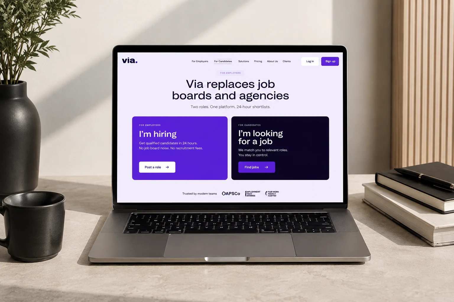 Via vs Traditional Recruitment